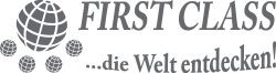Logo - First Class - ...die Welt entdecken!
