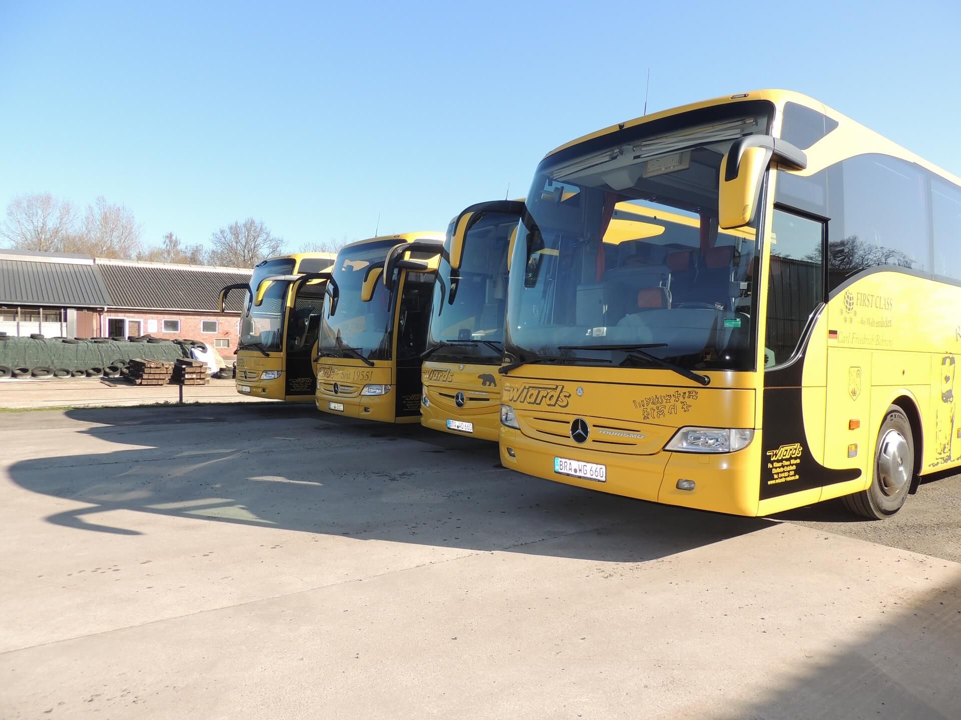 Reisebus-Fuhrpark - Wiards Reisen in Elsfleth